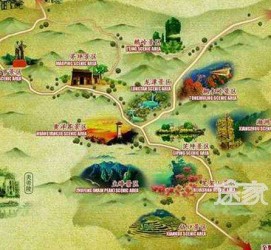 简阳景点地图(长沙景点地图)