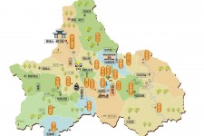 简阳景点地图(景点地图手绘)